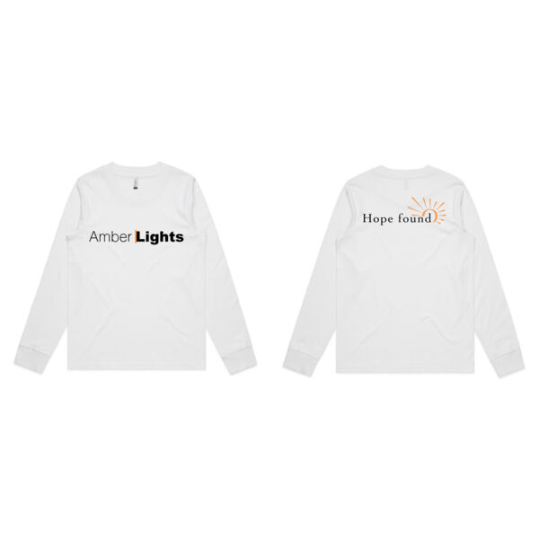 Women's "Hope found" Long Sleeve - White Thumbnail