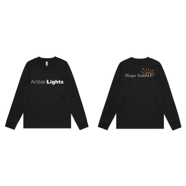Women's "Hope found" Long Sleeve - Black Thumbnail